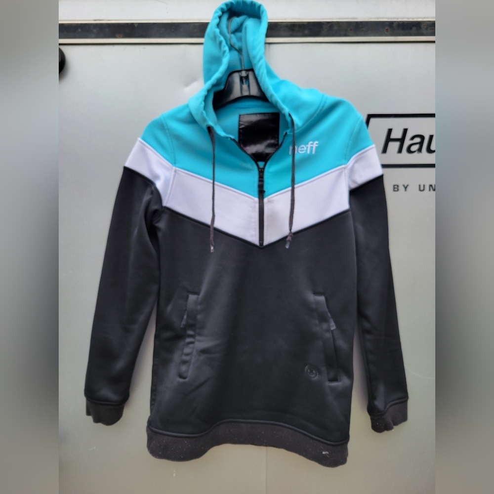 NEFF 1/4 zip Hoodie in great shape men's large
